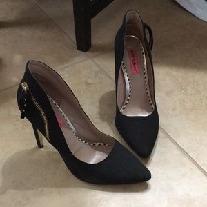 Betsey Johnson zipper heels!